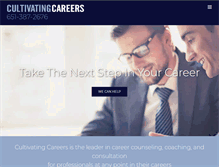 Tablet Screenshot of cultivatingcareers.com